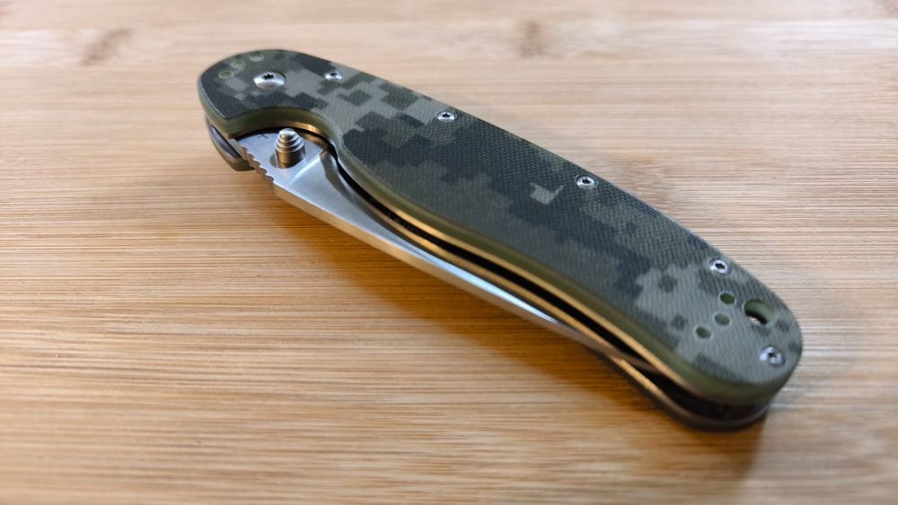 Nóż składany stal AUS-8 folder scyzoryk