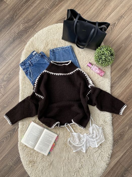 Жіночий італійський светр оверсайз