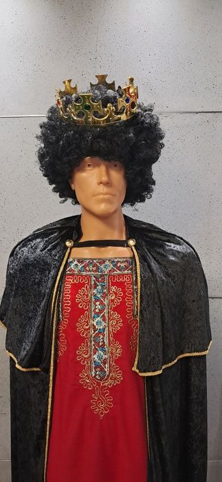 Strój przebranie kostium król
