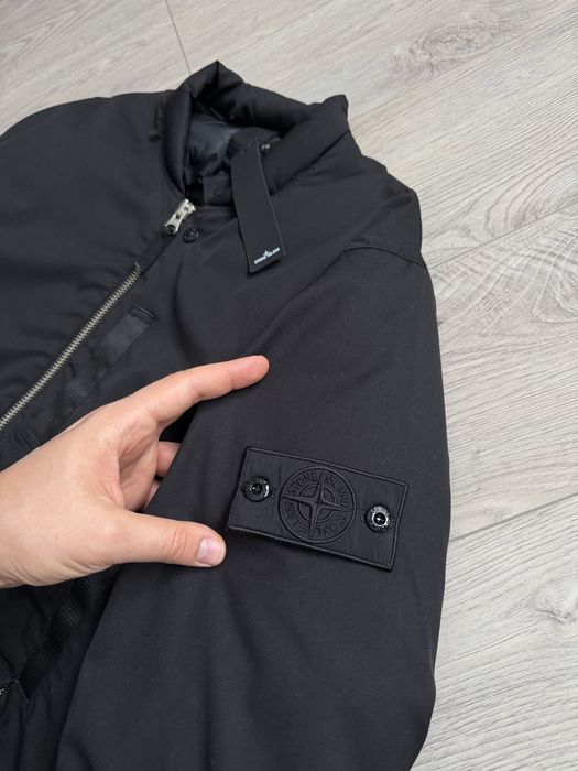Бомбер на пуху Stone Island (куртка, пуховик)