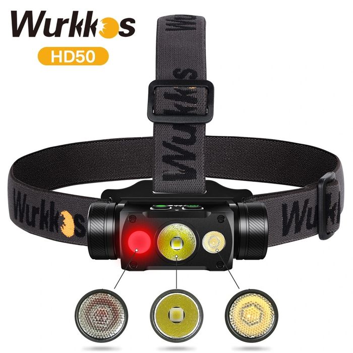 Lanterna potente NOVA - Wurkkos HD50 - 4.000 lúmens