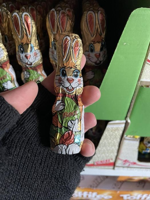 Пасхальний зайчик Бочі 18г / шоколадний заєць Boci