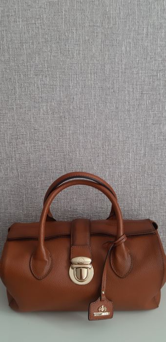 Torebka WITTCHEN skóra naturalna kuferek stan jak nowa