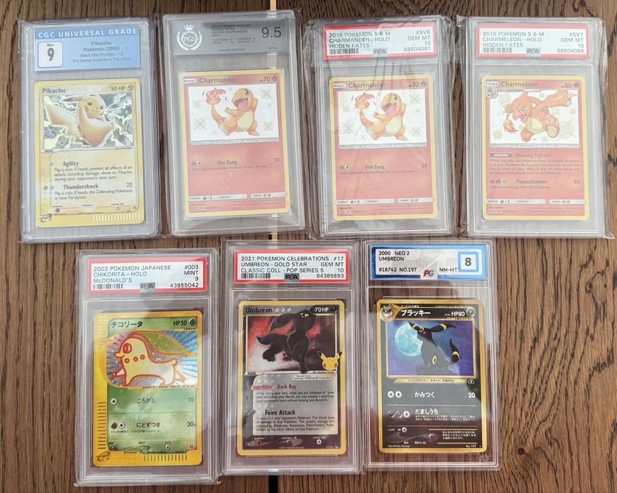 Cartas Pokemon Graded