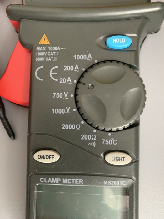 Струмові кліщі мультиметр clamp meter MS2001C