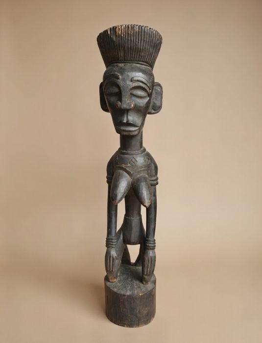 African tribal sculpture Baule  early 20th century