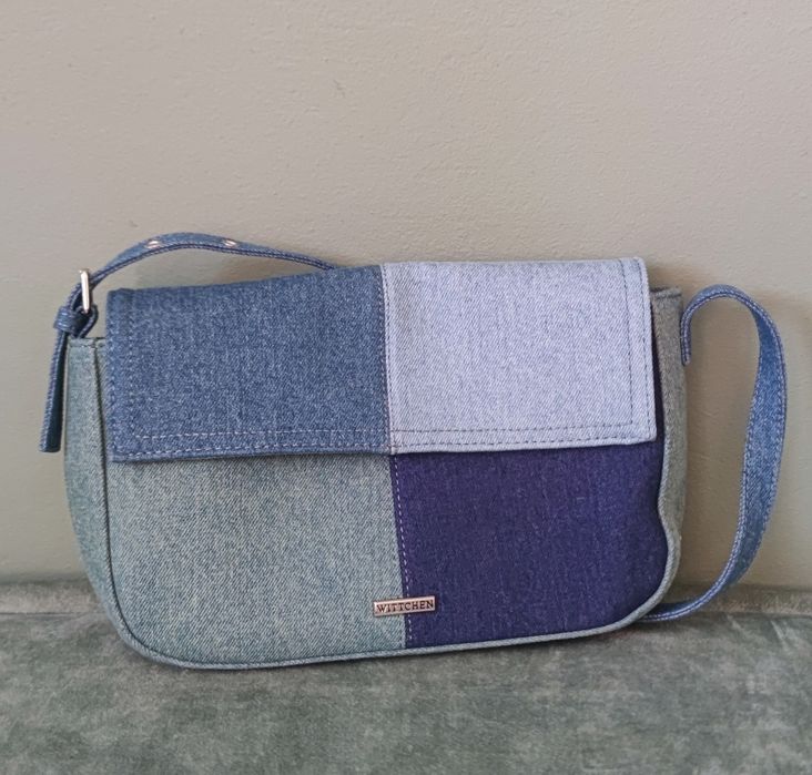 Torebka Wittchen jeansowy patchwork