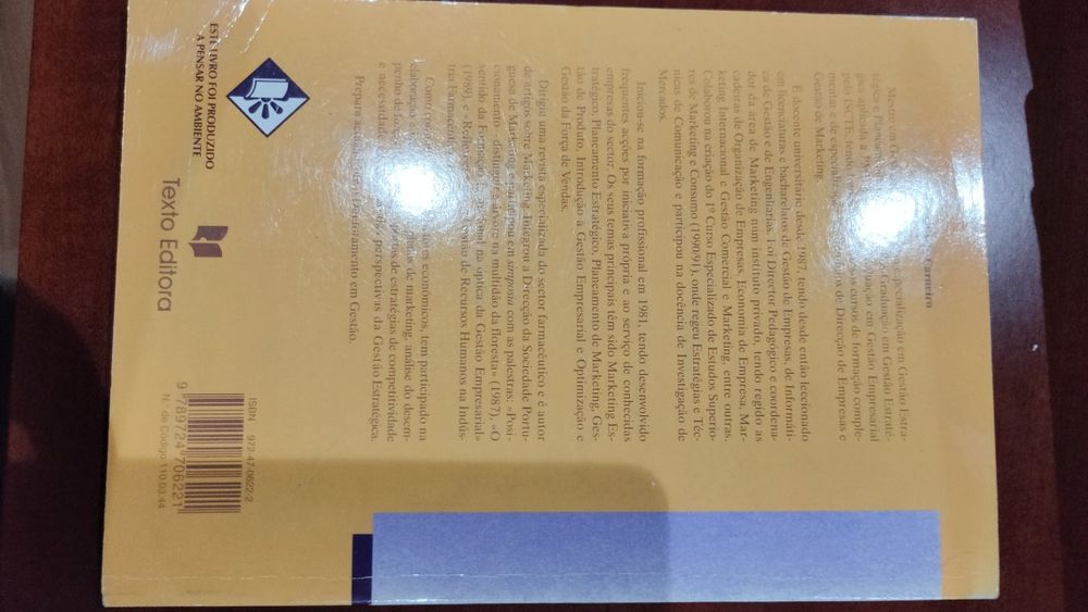 Livro "Textos de Gestão" Inovação Estratégia e Competitividade