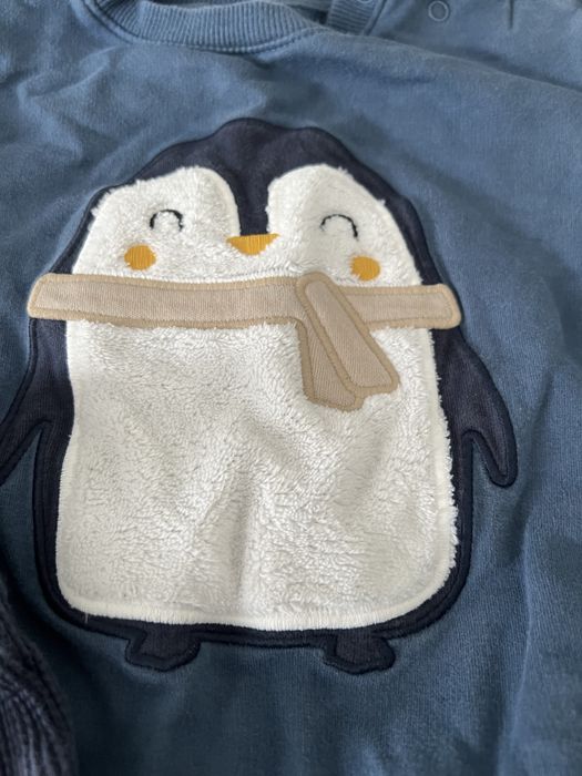 Komplet niemowlęcy pingwin