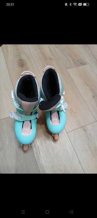 Rolki miętowe dla dziewczynki