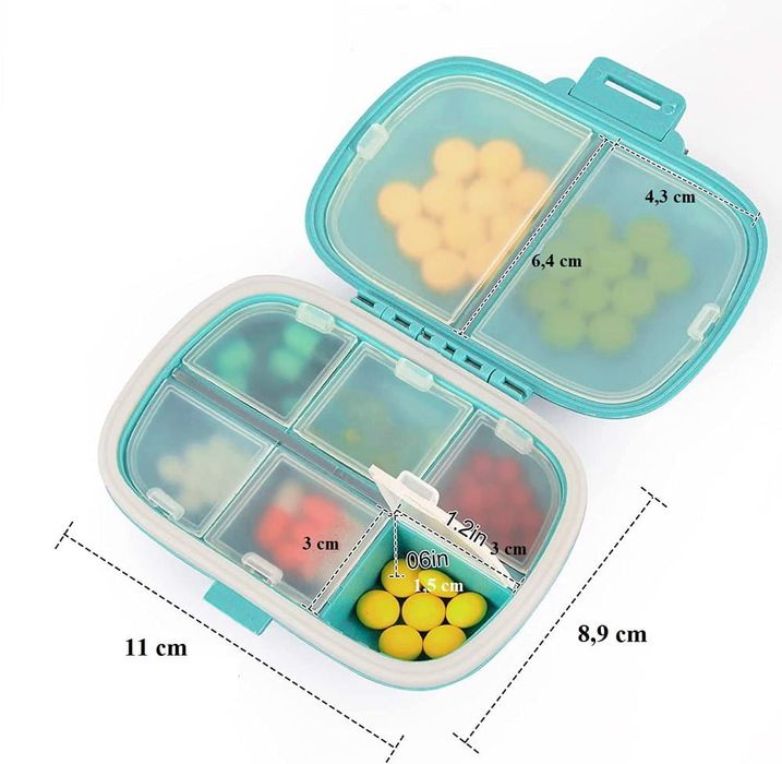 Organizer Na Tabletki Suplementy Zestaw 4 szt.