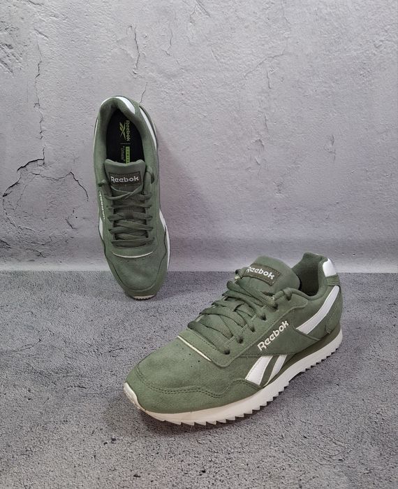 Кроссовки Reebok Royal Glide Ripple замшевые кеды мужские Classic Club