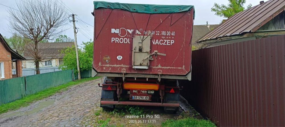 Причеп самоскид-контейнеровоз Nova Trail SKI 24, 2003 р, 50 кубів