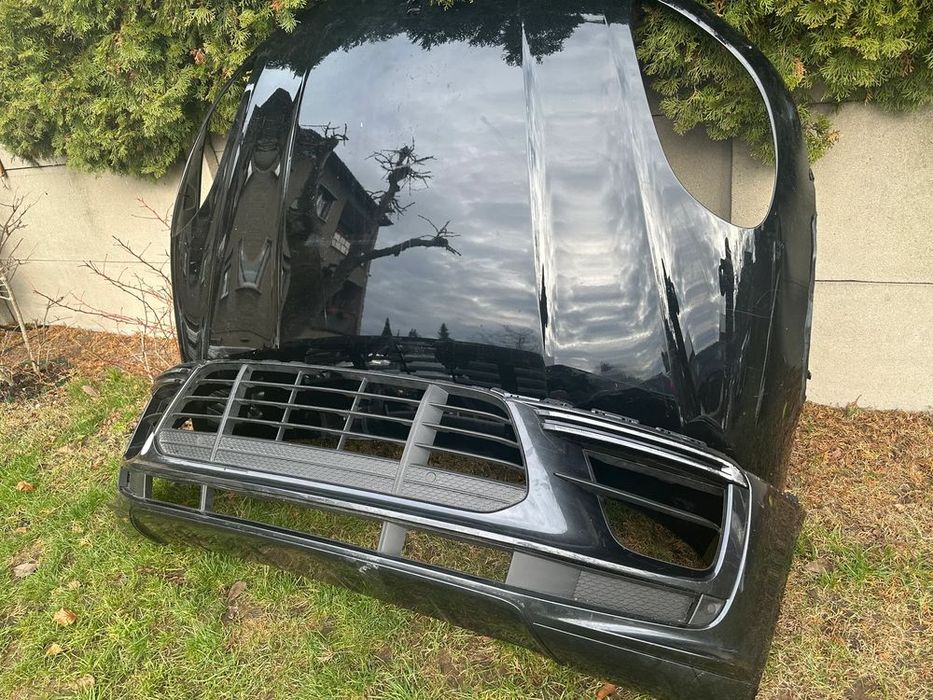 porsche macan lift 95b macan turbo  maska zderzak pas przedni belka ca