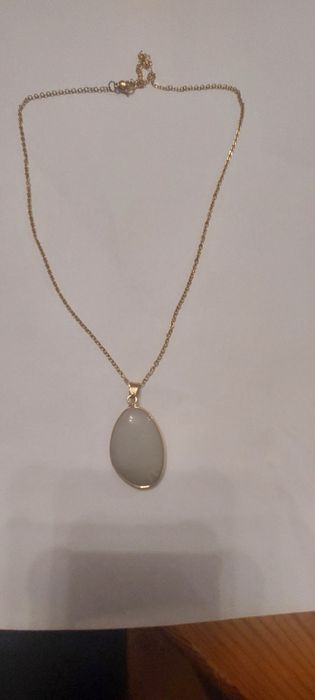 Nowy naszyjnik z amazonitem.