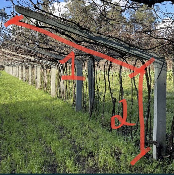 Esteios/Postes em cimento formato L