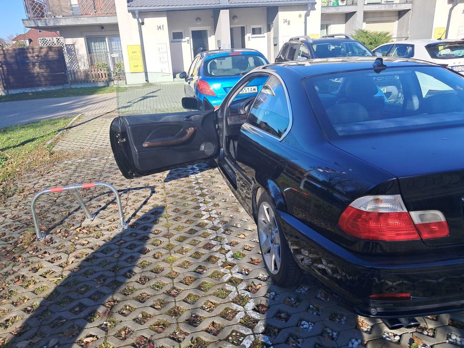 BMW  320 Ci Coupe 198 tyś km.Czarny metalik skóra