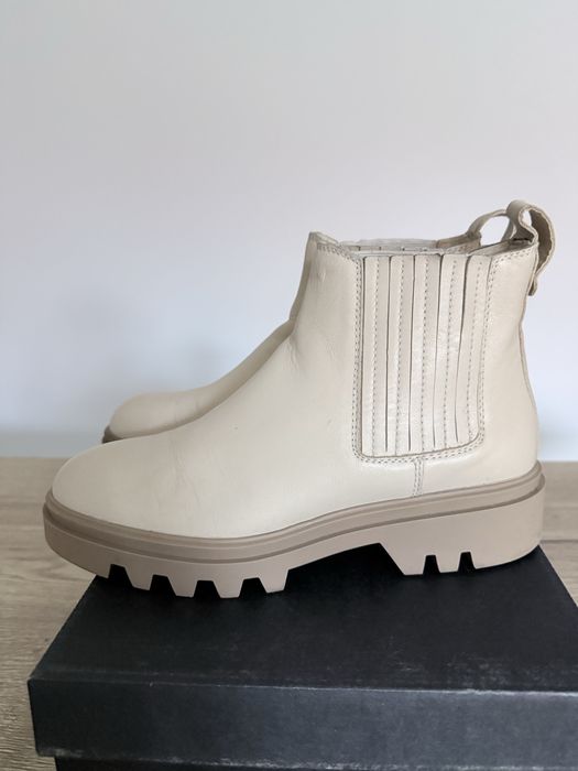 Botki Massimo Dutti 40 skóra naturalna
