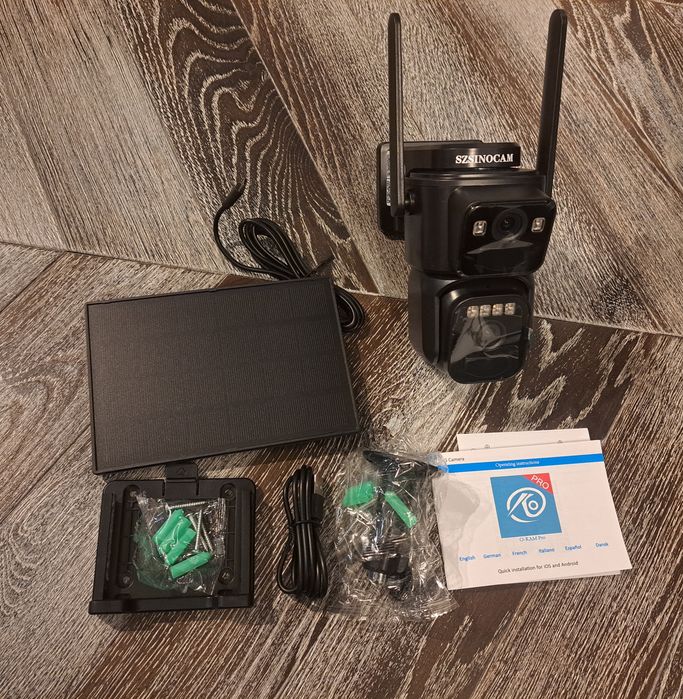 Kamera 4G Solar panel, SIM i SD, czuj. ruchu, mikrofon, dośw. LED