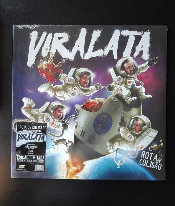 Vinyl LP Viralata ‎- Rota De Colisão (Portuguese Punk Rock, Colored, Sealed)