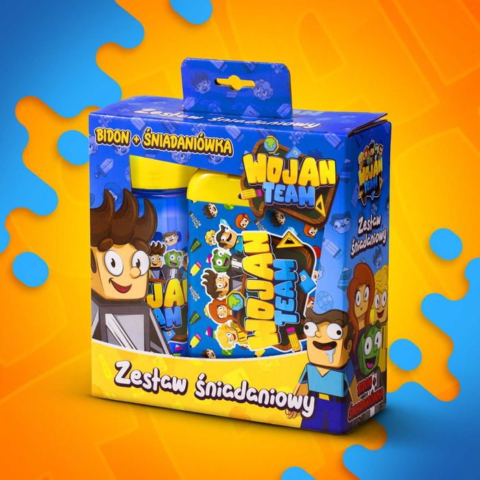 ZESTAW ŚNIADANIOWY WOJAN TEAM - ŚNIADANIÓWKA + BIDON