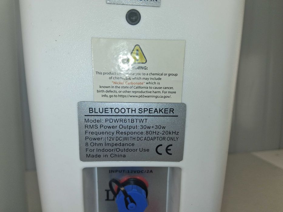 C241 Zestaw Głośników Pyle PDWR61BTWT Aktywny Pasywny Bluetooth