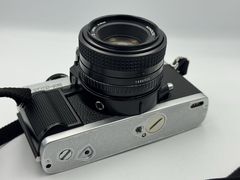 Minolta XGM XG-M z Rokkor 50 1:2 Pudełko Serwis