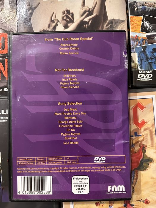 Zestaw 8 płyt DVD rock metal