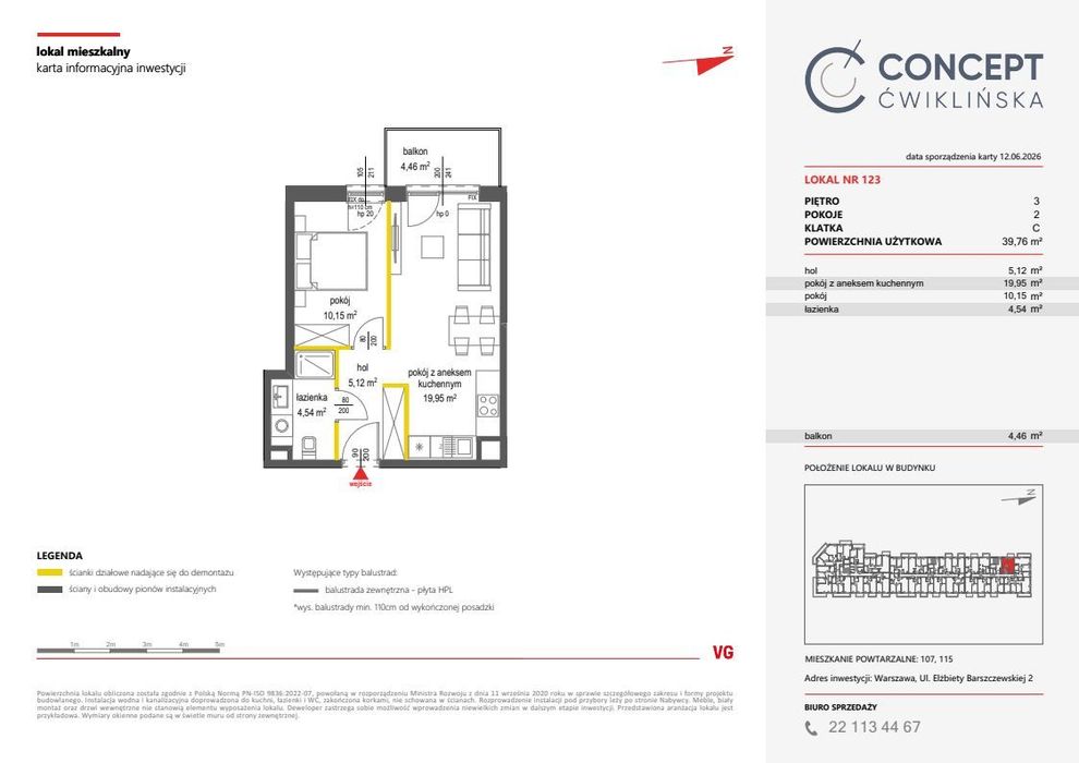 2-pokojowe mieszkanie 39m2 + balkon Bezpośrednio