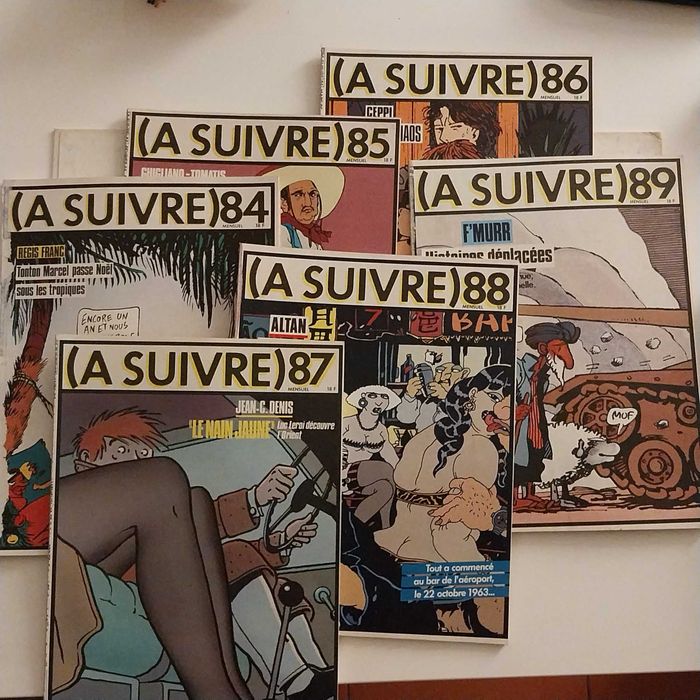 Banda Desenhada Coleção Revistas à SUIVRE 1985 a 1986