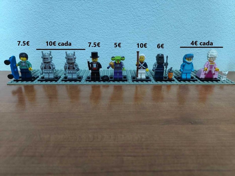 Lote minifiguras Lego Series Completas