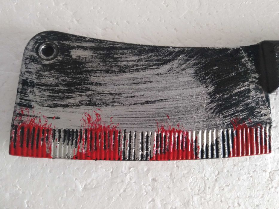 Brinquedo Halloween Cutelos Sangentos Plástico