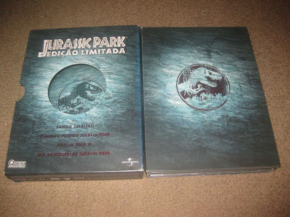 Pack "Jurassic Park" Edição Especial Limitada em Digipack! 4 Discos!
