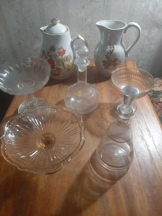 Кувшины графины креманки конфетницы