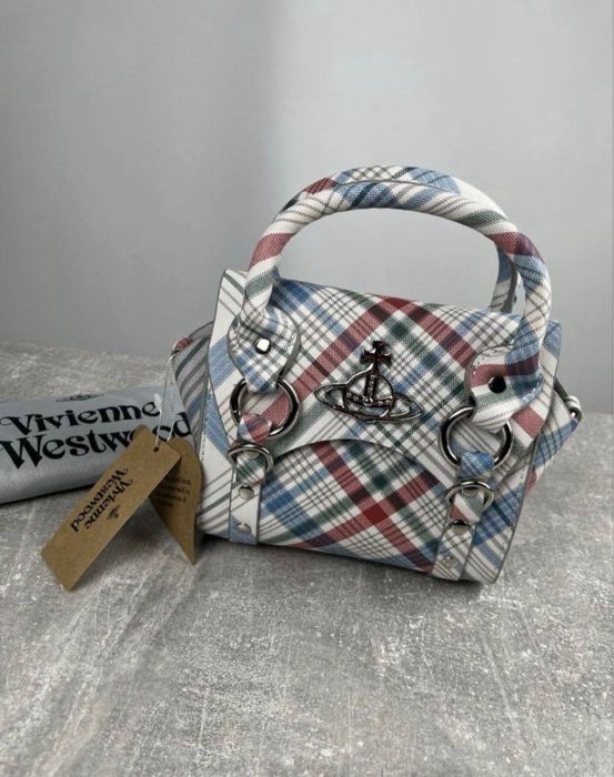 Vivienne Westwood Betty Mini сумка біла кольорова жіноча louis женская