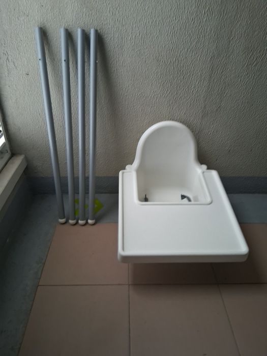 Cadeira Alta Criança c/ Tabuleiro e Almofada Apoio e Capa - IKEA