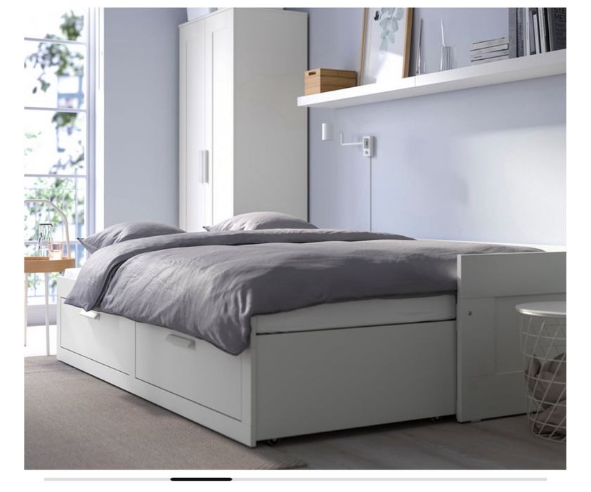 Cama Brimnes dupla com gavetas 80*200