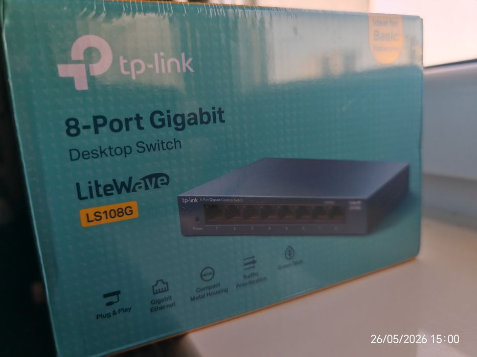 Switch TP-Link LS108G 8 portów Gigabit NOWY NIEUŻYWANY