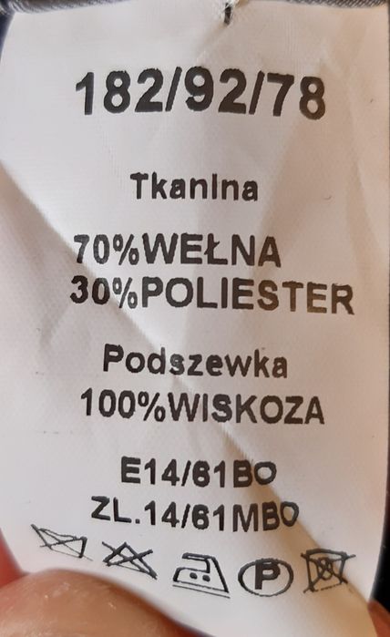 Garnitur męski Giacomo Conti granatowy