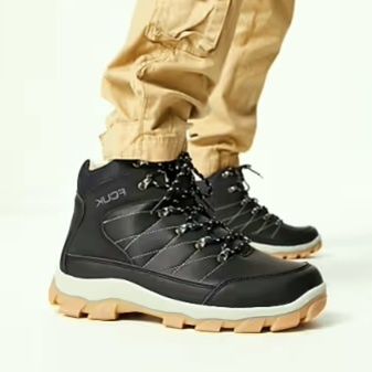 FCUK (French Connection) Hike Boot, Dark Charcoal, EU 43 - NOWE