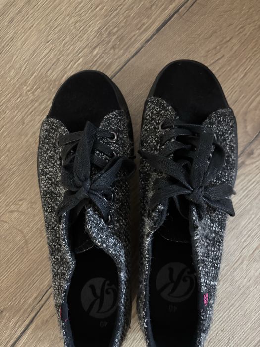 Tampki damskie welurowe / dwa razy noszone