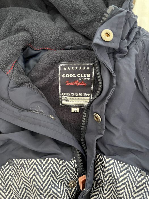 Granatowa kurtka dla dziecka 74