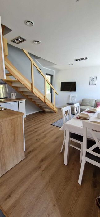 Domek z tarasem przy lesie w Rowach - 600 m do plaży