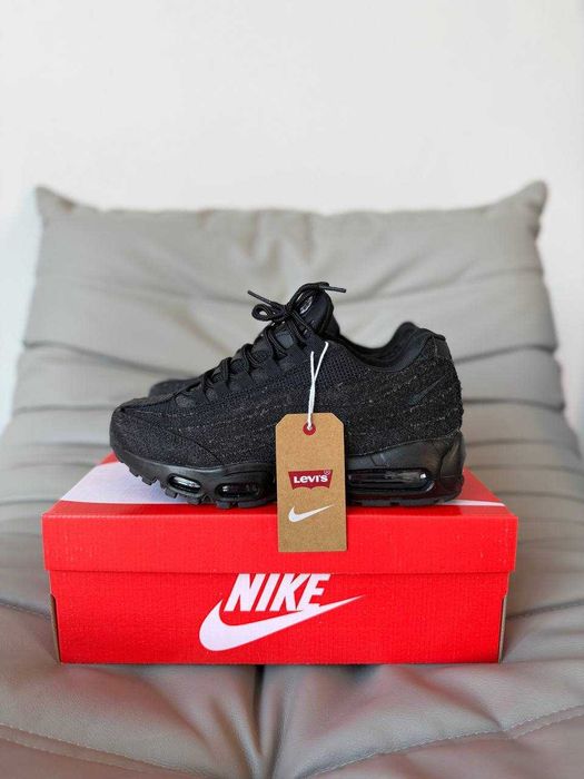 Кросівки Nike Air Max 95 x Levi's Black / кроси Найк Аір Макс 95 Левіс