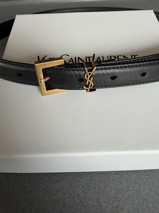 YSL pasek  czarny 95 cm