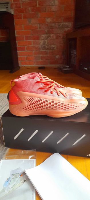 Buty Anthony Edwards 1 Georgia Red Clay Basketball Adidas 45,5