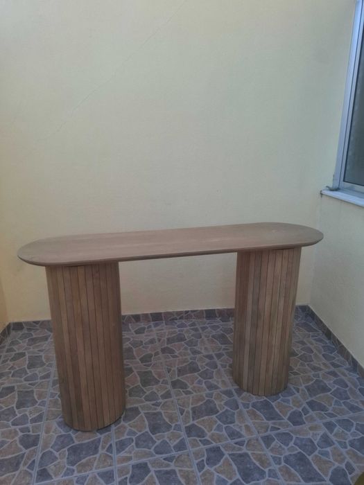 Consola entrada madeira manga sklum