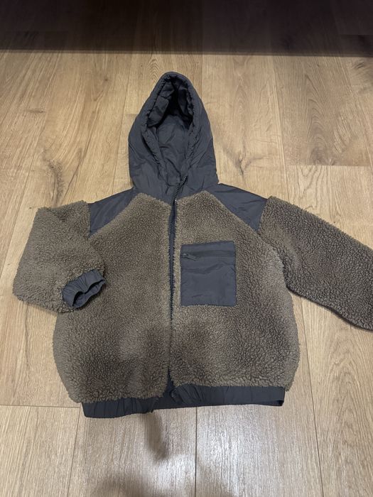 Куртка плюшева teddy двохстороння для хлопчика