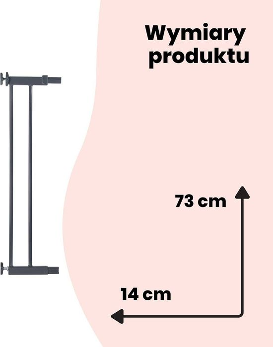 Przedłużenie rozszerzenie bramki Safety 1st 14 cm odcienie niebieski