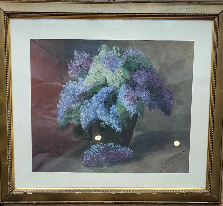 Obraz akwarela 1903 rok